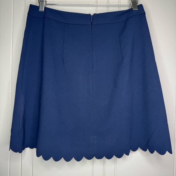 Banana Republic Blue Scallop Hem skirt - Picture 5 of 8
